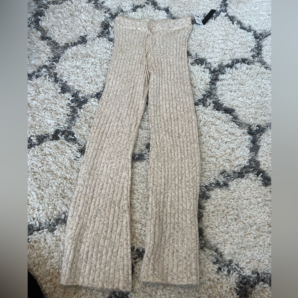 Design Lab Oatmeal Knit Pants